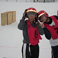 雪遊びツアー2012｢雪合戦」「ソリすべり大会」