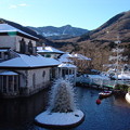 2005年1月1日撮影　箱根ガラスの森美術館の雪景色