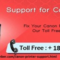 Canon Printer Support Number (toll free)