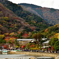◎き)京都・嵐山・渡月橋